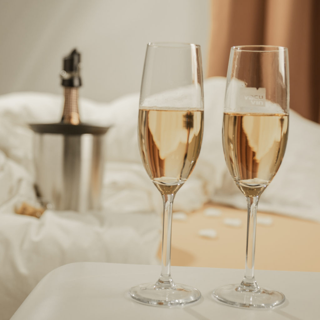 Valentine's day champagne